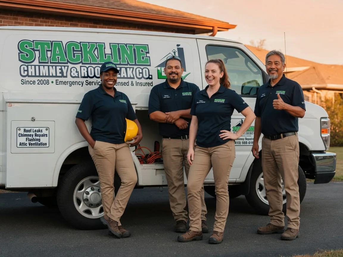 Chimney flashing repair company in Rockport, TX